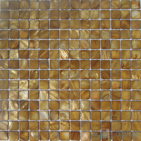 Gold Mother of Pearl Shell Mosaic Tiles VH-HT84