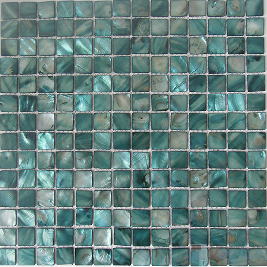 Green Mother of Pearl Shell Mosaic Tiles VH-HT83