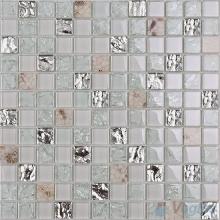 1x1 Glass Resin Mosaic Tiles VB-GRB89