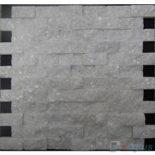 Crystal White Split Brick Marble Mosaic VS-PSL86