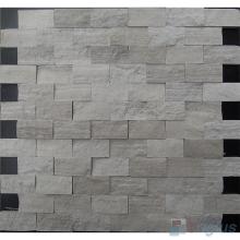 Wooden Gray Split Brick Marble Mosaic VS-PSL91
