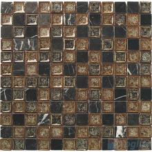 23x23mm 1x1 inch Ceramic Mixed Stone Mosaic Tiles VB-SC74
