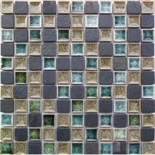 25x25mm 1x1 inch Ceramic Mixed Stone Mosaic VB-SC67