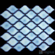 Blue Cucurbit Shaped Ceramic Mosaic VC-US87