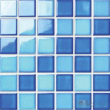 Blue Mixed 48x48mm 2x2 inch Swimming Pool Ceramic Mosaic Tiles VC-SP86