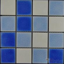 Blue Mixed 75x75mm 3x3 inch Swimming Pool Ceramic Mosaic VC-SP91