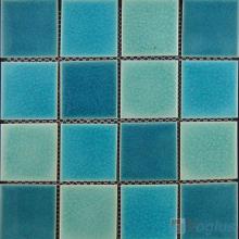 Blue Mixed 75x75mm 3x3 inch Swimming Pool Ceramic Mosaic VC-SP92