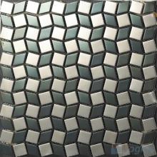 Diamond Shape Stainless Steel Metal Mosaic Tiles VM-SS57