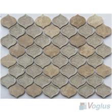 Flame Shaped Stone Ceramic Mixed Mosaic VB-SC57