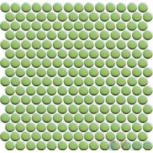 Green Circle Round Shaped Ceramic Mosaic Tile VC-US93