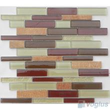 Linear Glass and Stone Mosaic VB-GSL68