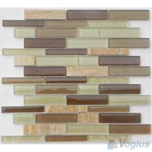 Linear Glass and Stone Mosaic VB-GSL73