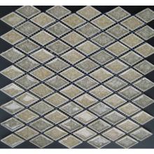 Lino Rhombus Diamond Ice Crackled Ceramic Mosaic Tiles VC-TT90