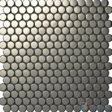 Small Round Circle Metal Mosaic Tiles VM-SS55