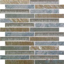 Strip Stone Mixed Ceramic Mosaic Tiles VB-SC86