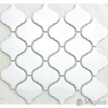 White Lantern Shape Porcelain Mosaic VC-BW92