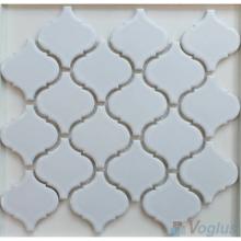 White Lantern Shaped Ceramic Mosaic Tile VC-US82