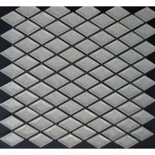 White Rhombus Diamond Ice Crackled Ceramic Mosaic Tiles VC-TT91