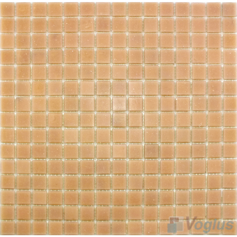 Apricot 20x20mm Dot Glass Mosaic Tiles VG-DTS67