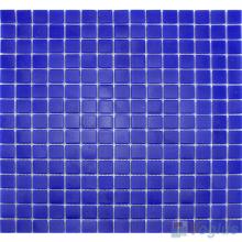 Blue 20x20mm Non-Dot Glass Mosaic Tiles VG-DTS74