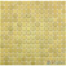 Cream 20x20mm Dot Glass Mosaic Tiles VG-DTS60