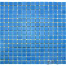 Maya Blue 20x20mm Non-Dot Glass Mosaic VG-DTS76