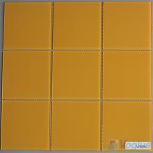 Ochre 100x100mm 4x4 inch Wall Mosaic Glass Tile VG-CYN93