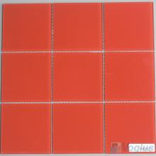 Red 100x100mm 4x4 inch Glass Mosaic Wall Tile VG-CYN98