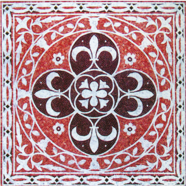 Square Marble Mosaic Floor Carpet VS-AFR82