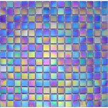 20x20mm Rainbow Iridium Glass Mosaic Tiles VG-RDR89