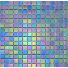 20x20mm Rainbow Iridium Glass Mosaic Tiles VG-RDR91