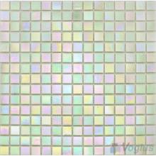 20x20mm Rainbow Iridium Glass Mosaic Tiles VG-RDR98