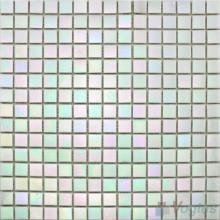 20x20mm Rainbow Iridium Glass Mosaic Tiles VG-RDR99