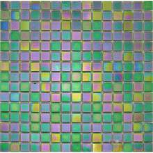 20x20mm Rainbow Iridium Glass Mosaic VG-RDR86