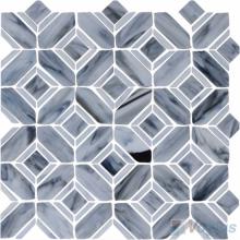 Gray Pinwheel Tiffany Glass Mosaic Tile VG-TF79