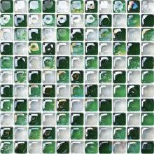 Green Iridesent Bead Glass Mosaic VG-UBD89
