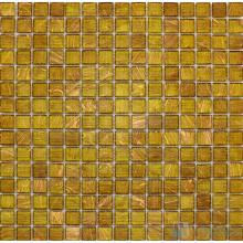 Onyx Tune 20x20mm Gold Line Glass Mosaic Tile VG-GLS91