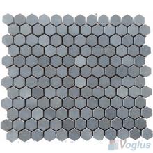 1 inch Small Hexagon Basalt Stone Mosaic VS-BS97