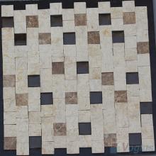 1x1 inch Offline Natural Split Face Stone Mosaic Tile VS-STM91