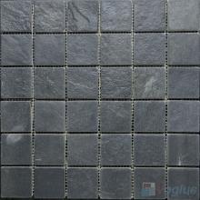 2x2 inch Black Slate Mosaic VS-SL99