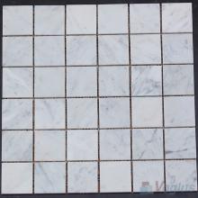 2x2 inch Polished Carrara White Marble Mosaic VS-SEA89