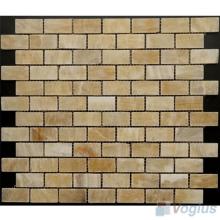 Brick Polished Honey Onyx Stone Mosaic VS-Y80