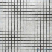 Eastern White 15x15mm Polished Icones Marble Mosaic VS-MEW91