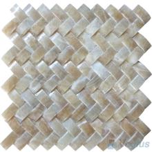 Honey Onyx Braided Pattern Stone Mosaic VS-PBD94
