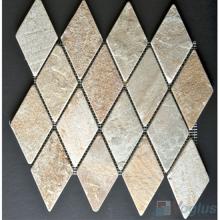 Rhombus Quartz Stone Mosaic VS-Q90