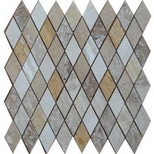 Travertine Mixed Polished Diamond Shaped Stone Mosaic VS-PDM89