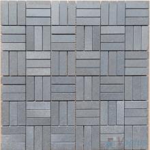 Trio Pattern Basalt Stone Mosaic VS-BS82