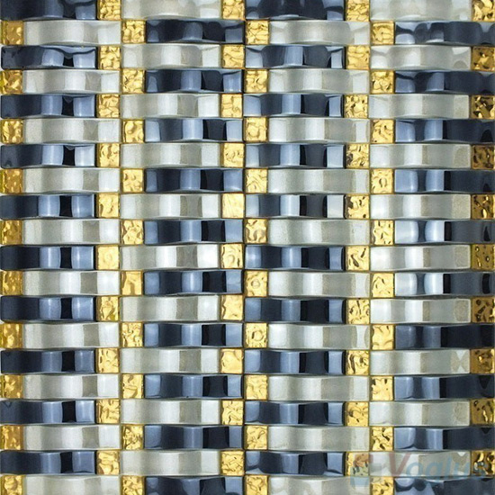 Arch Wavy Glass Mosaic - Voglus Mosaic