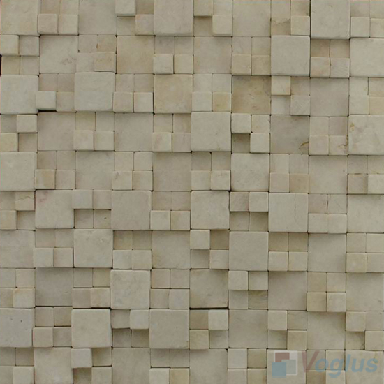 Beige Breakfront Marble Mosaic VS-PBF98