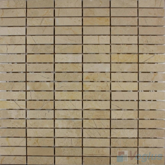 Beige Polished Stream Marble Mosaic VS-PSR94